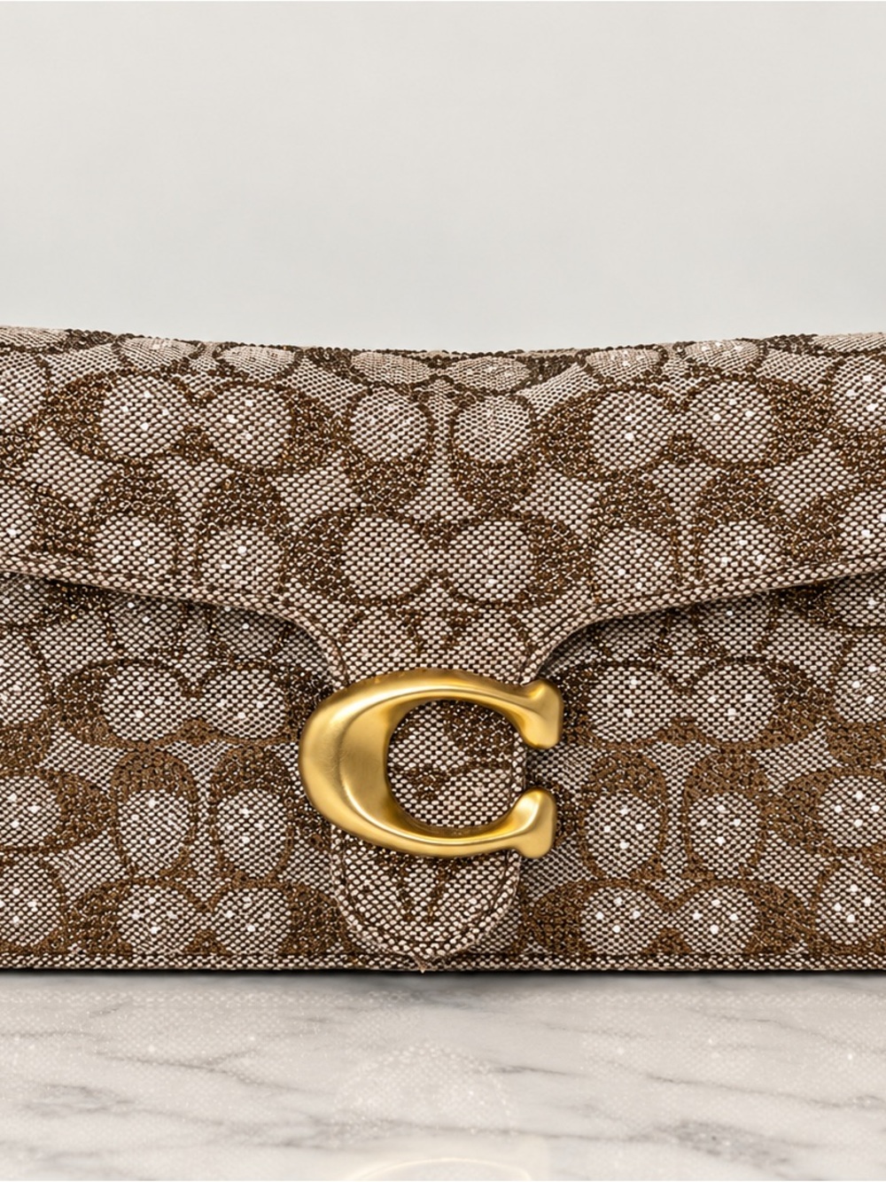 Coach Tabby Shoulder Bag 26 Crystal Signature
